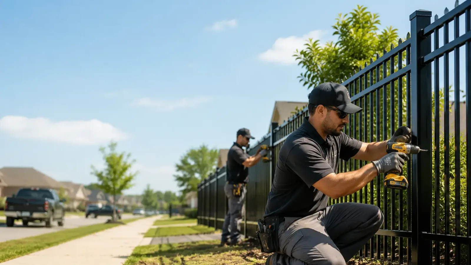 Metal Fence Installation in Fisher, LA